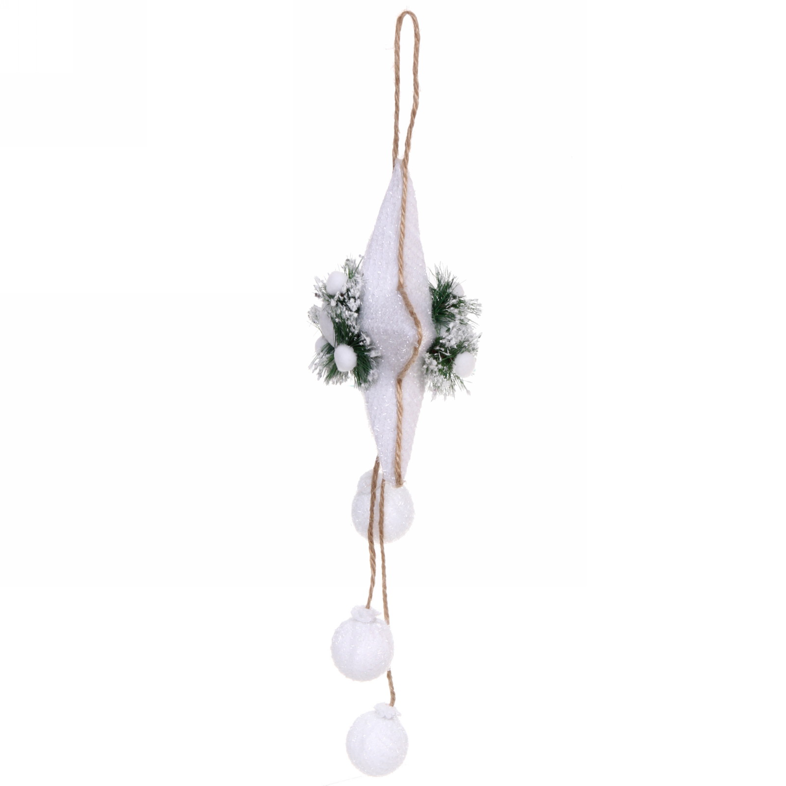 Украшение новогоднее подвесное "Звёздочка" 55*23 см