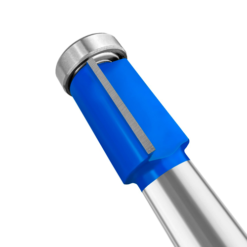 Фреза для выборки заподлицо с нижним подшипником хвостовик - 12 мм, D-19 мм, H-25,6 мм, L-72 мм vertextools 3511-122619