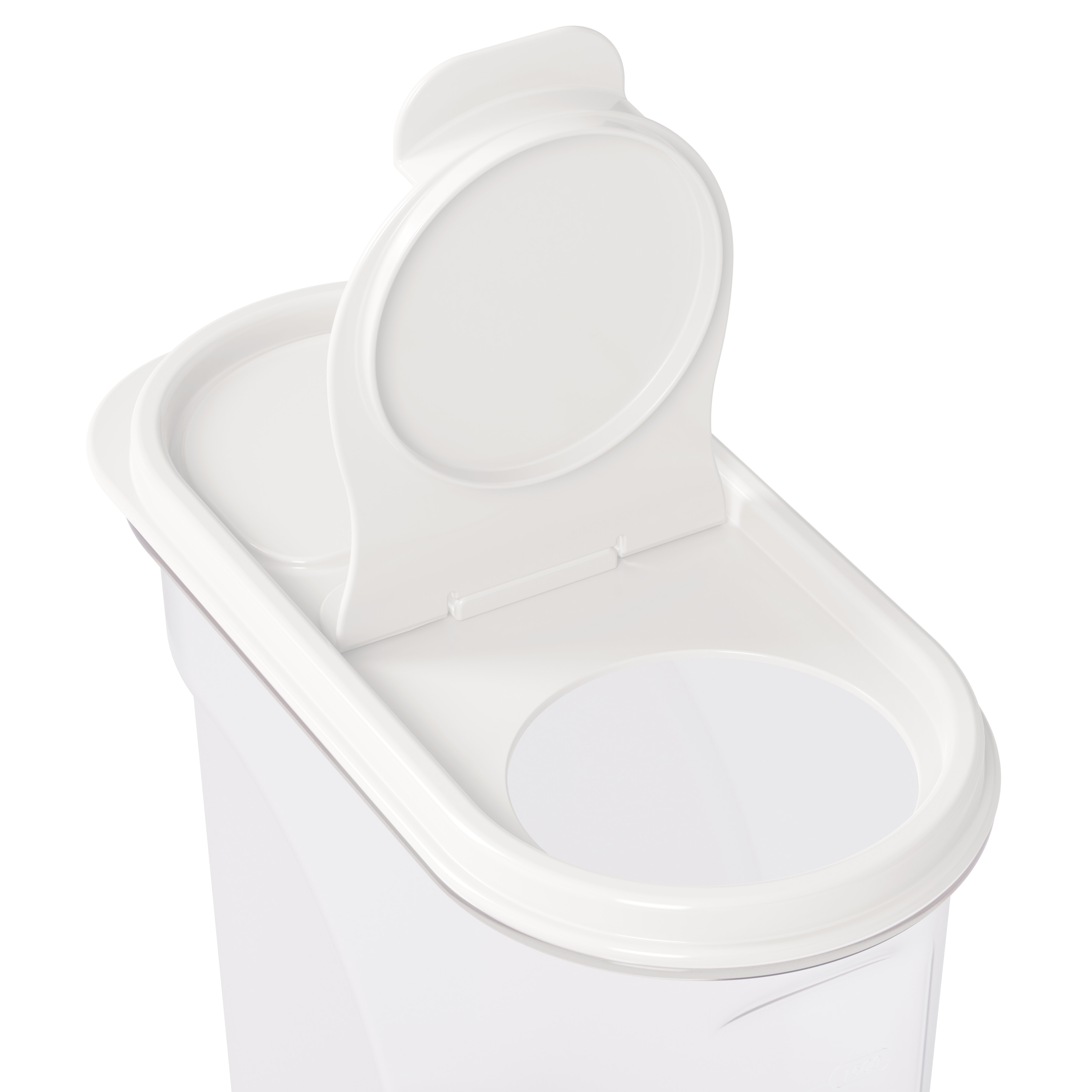 Емкость для сыпучих продуктов 1,75л мерная (белый) 