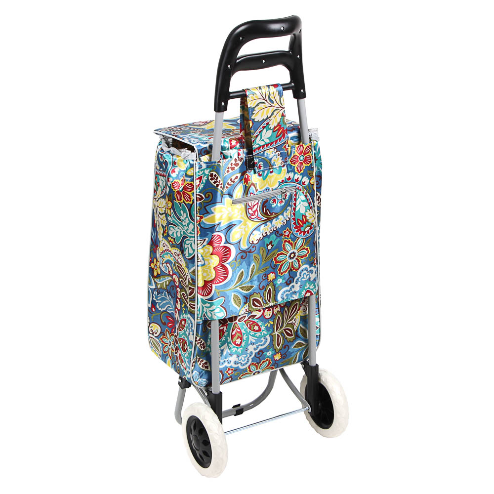 VETTA Тележка + сумка, до 30кг, 36x26x95см, 32л, 600D полиэстер, колеса ЭВА d16см
