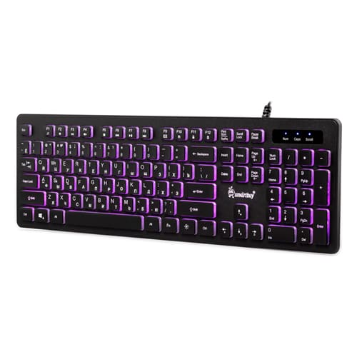 Клавиатура проводная с подсветкой Smartbuy 336 USB черная (SBK336UK)/20