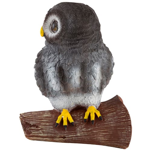 Фигурка садовая "Навесная сова на ветке" 23см