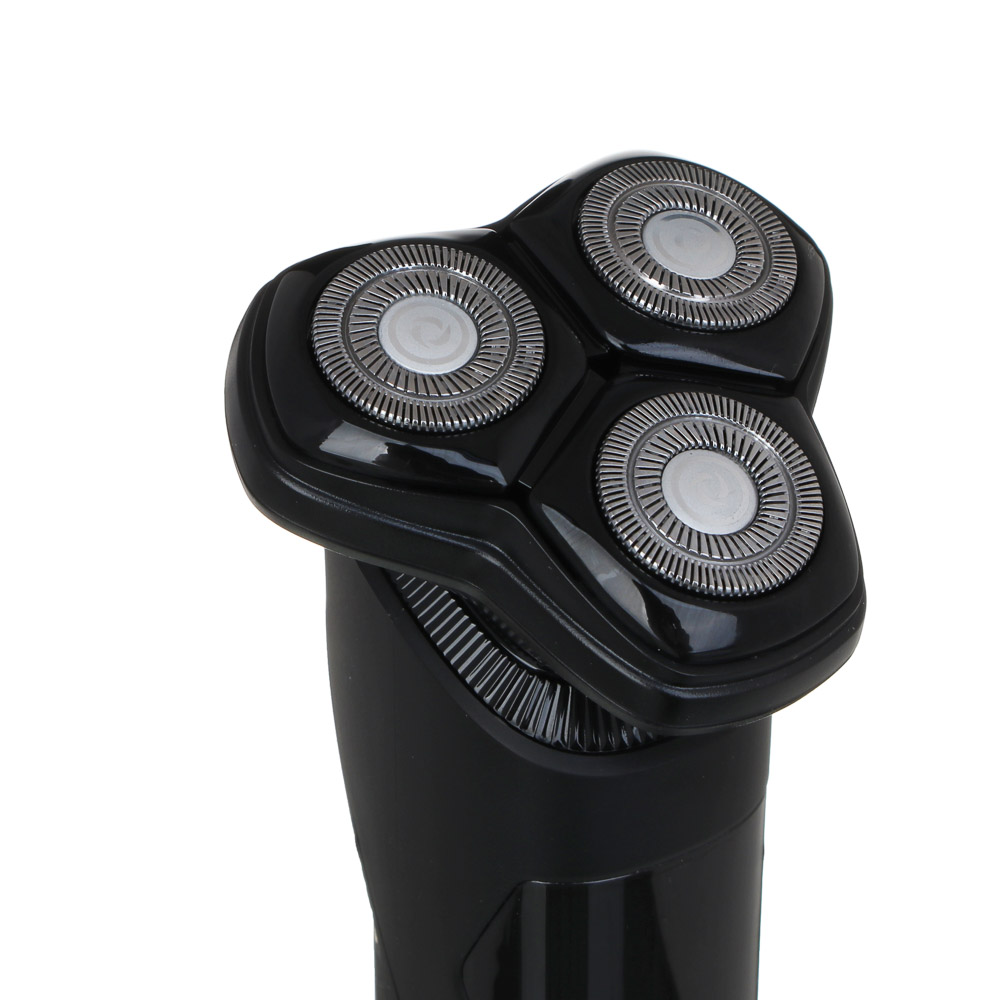 Бритва роторная премиум с влагозащитой LEBEN, аккумуляторная