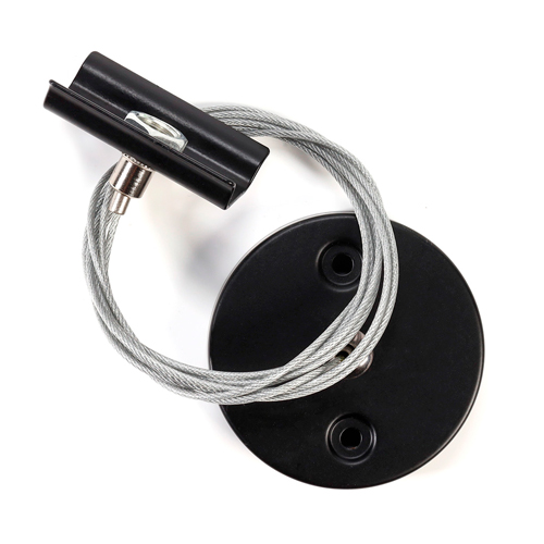 Комплект троссовых подвесов для трековых светильников, 2 шт, черный(SBL-SUPP-Black)/100