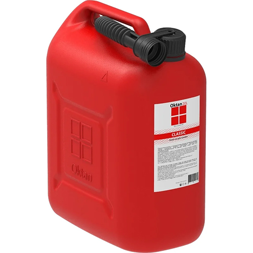 Канистра пластм 20л для ГСМ Oktan red, красный, с заливн. устр.