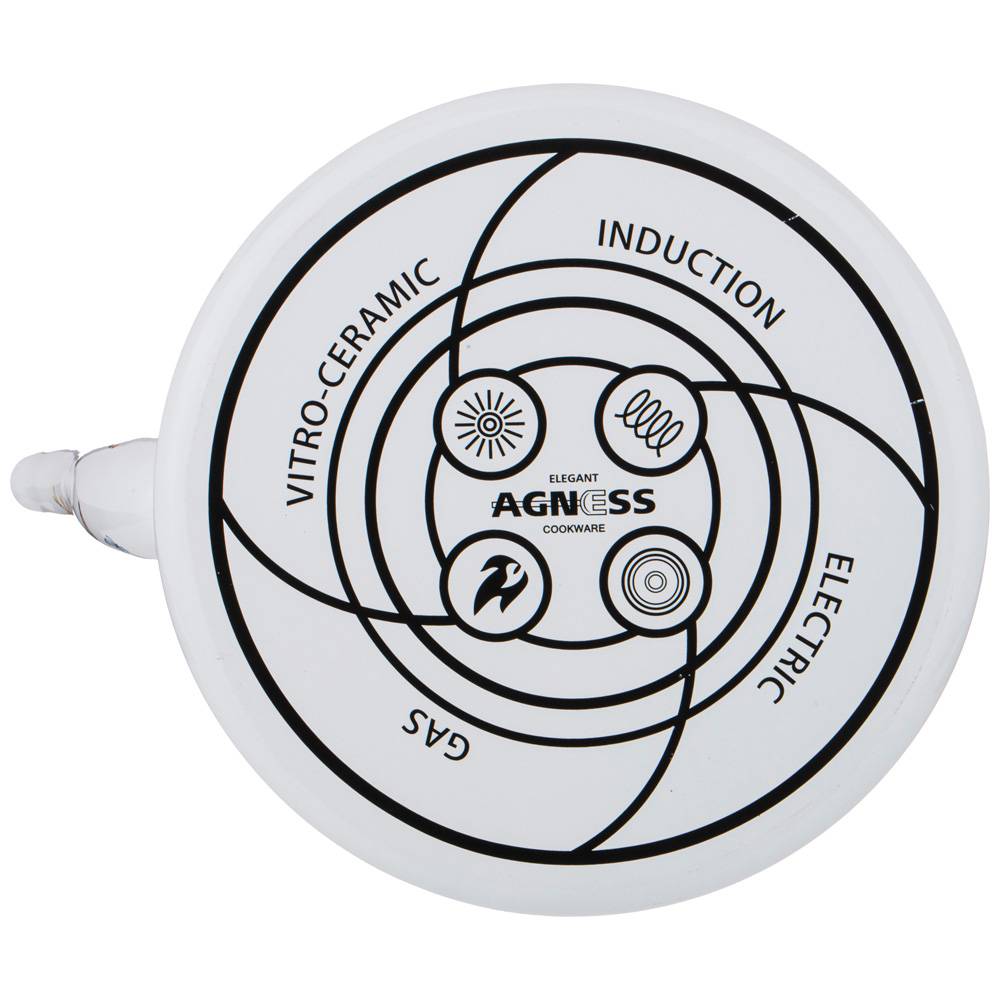 ЧАЙНИК AGNESS ЭМАЛИРОВАННЫЙ СЕРИЯ, ВИВЬЕН, 4 Л