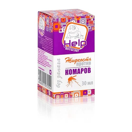 Средство от комаров HELP инсектицидный, жидкость, 30 ночей, 4/24