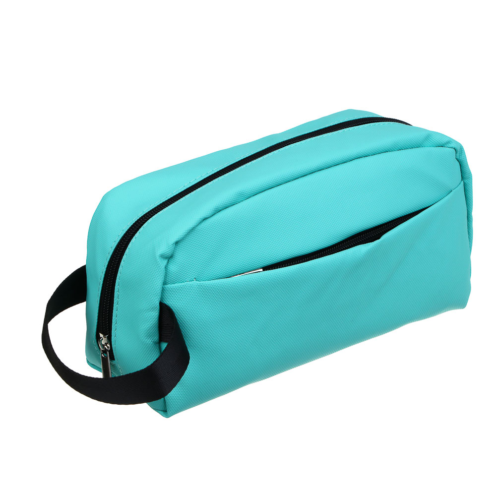 ЮL Несессер дорожный, из водоотталкивающей ткани, 2 отделения, ПЭ, ПУ, 24х13х9см, 3 цвета
