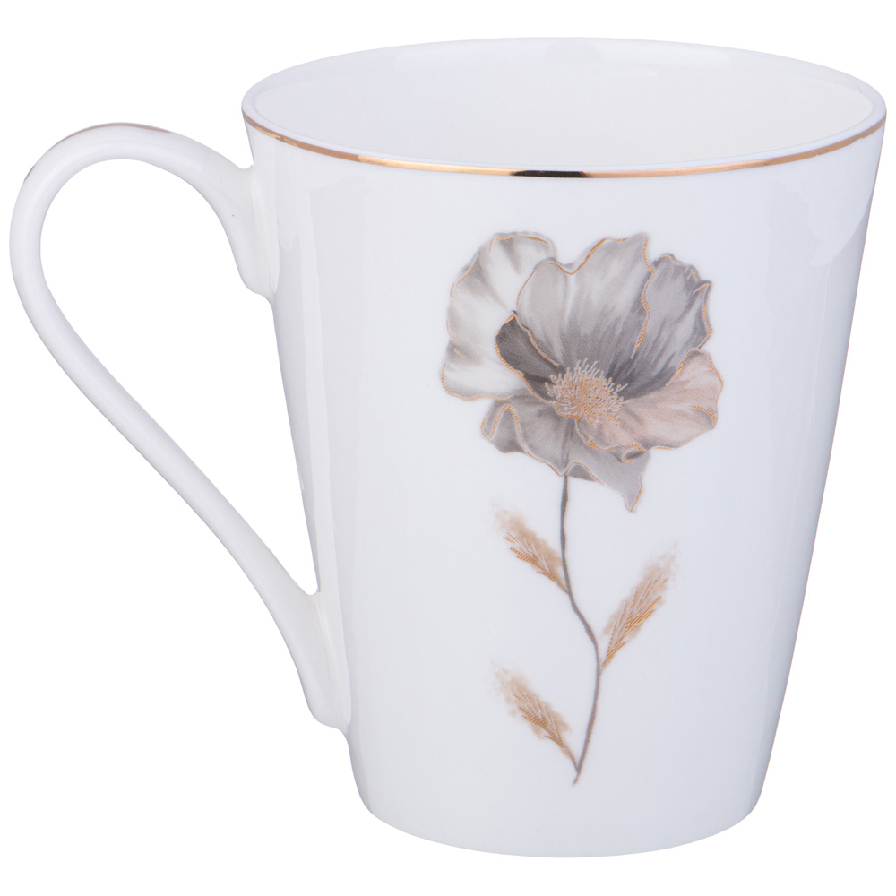 КРУЖКА LEFARD, INSPIRATION, ЗОЛОТОЙ ЦВЕТОК 450 МЛ, КОР=24ШТ.