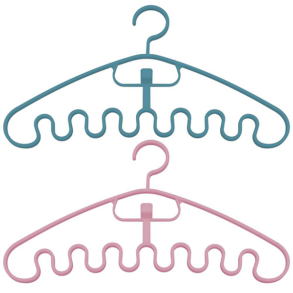 Вешалка-плечики* "Волна". Размер 44-46 2цв