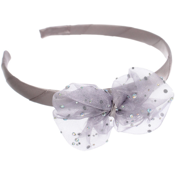 Ободок для волос детский на блистере "РОЗОВОЕ ОБЛАКО", блёстки, микс 6 цветов, 1см