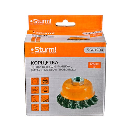 Корщетка-насадка для УШМ STURM 5240204