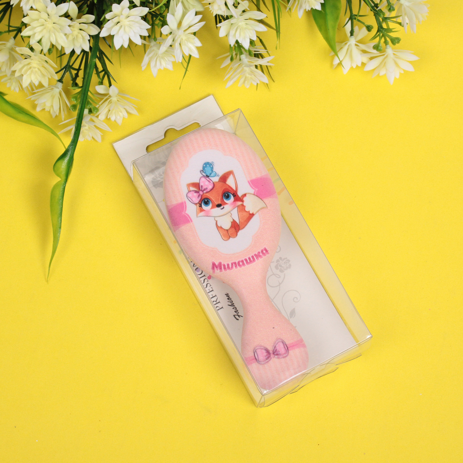 Расческа массажная детская "MaMiKa", Милашка, 13*5см (Разработка РЦ Восток, pvs коробка)