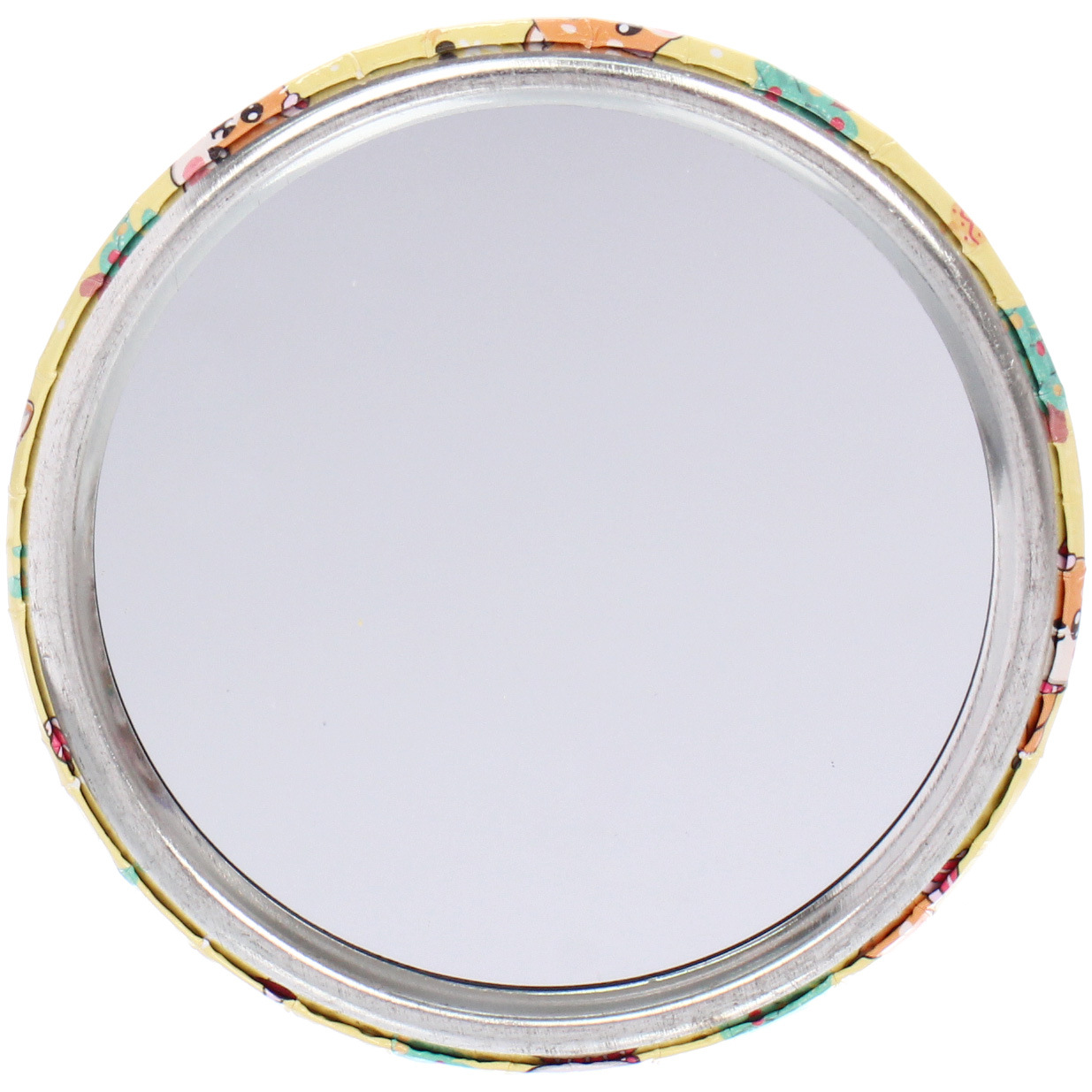 Зеркало косметическое круглое "КОЛЛЕКЦИЯ МАРЦИПАН", новогодний малыш, d-7,5см (пакет с подвесом)