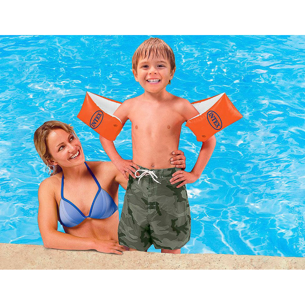 INTEX Нарукавники надувные Deluxe 30x15см от 6 до 12 лет 58641