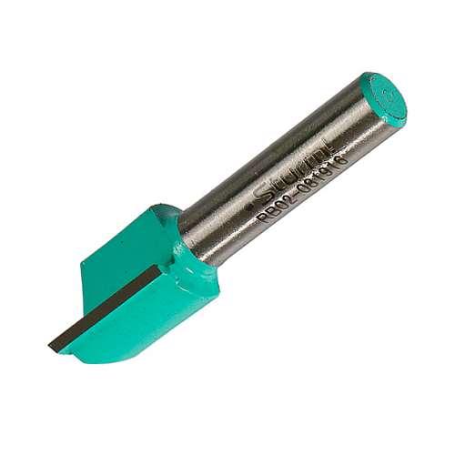 Фреза пазовая прямая с двойным лезвием 16х19х55 мм хвостовик 8 мм STURM RB02-081916