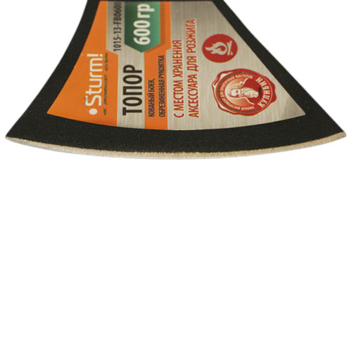 Топор 600гр, обрезиненный фибер рукоятка, 1015-13-FB0600