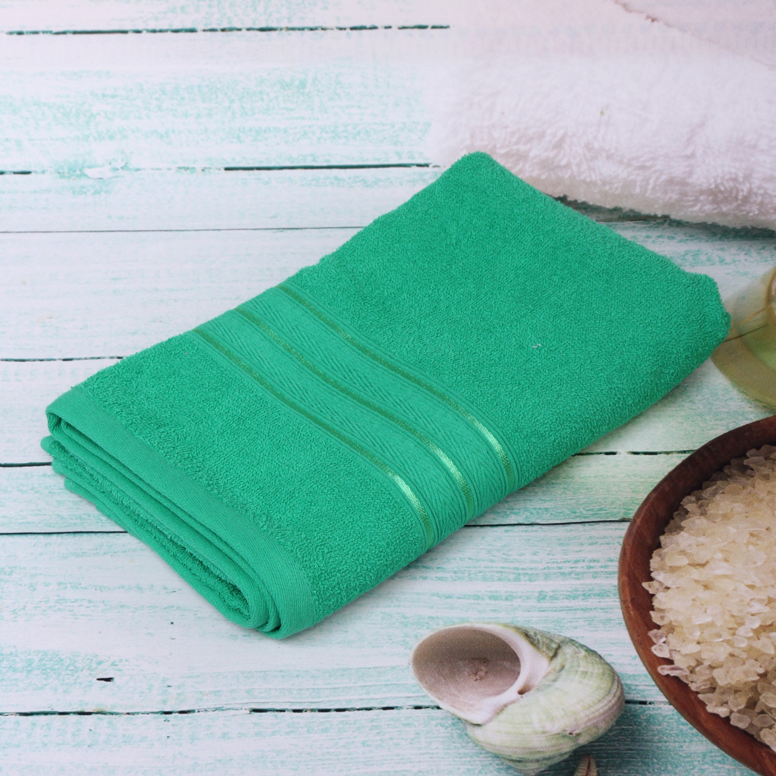 Полотенце махровое 70*120см "Comfort" цвет зеленый 10440 плотность 300гр/м2