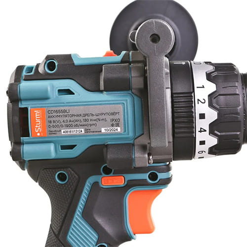 Дрель аккумуляторная безщеточная, ударная CD1655BLI 18В STURM