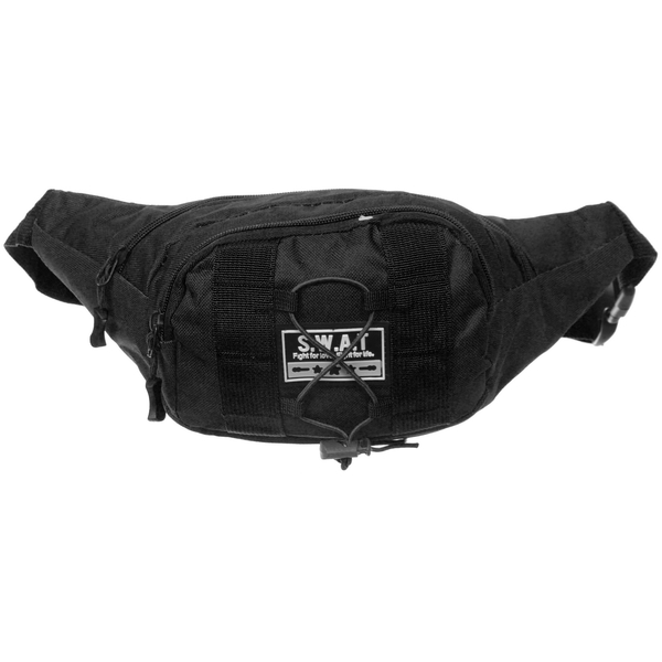 Сумка на пояс "Sport leader - Viking", три кармана, цвет черный, 32*16*6см