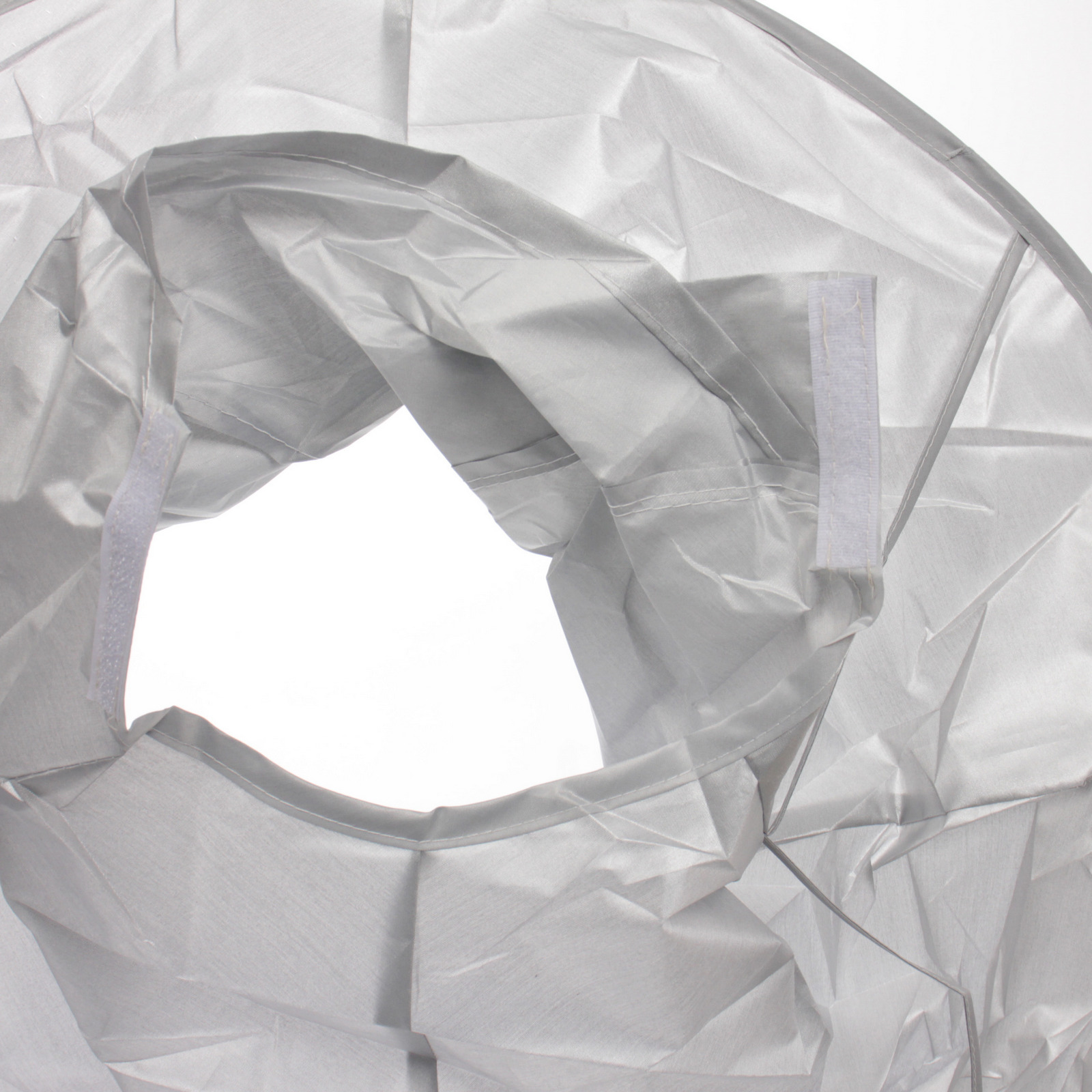 Пеньюар - накидка парикмахерский "Barber SALON", круглый, цвет серебро, d-60см