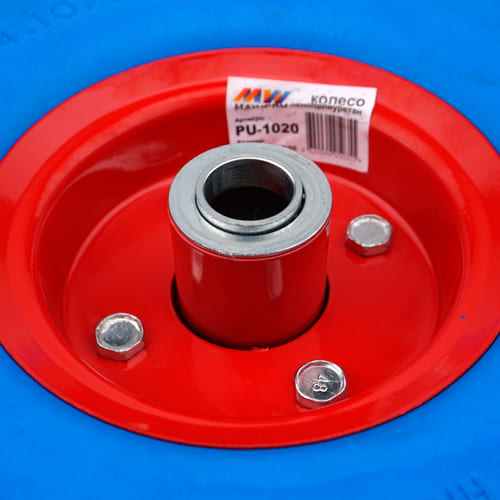 Колесо для тачки 10х4. 1/3. 5 х4/20 мм. пенополиуретановое PU1020, 1/10