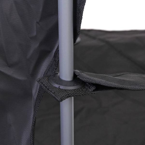 Кресло складное 2 в 1 до 100 кг DC-8077, 83*55/110*85 см, цвет: чёрный, Турист Мастер