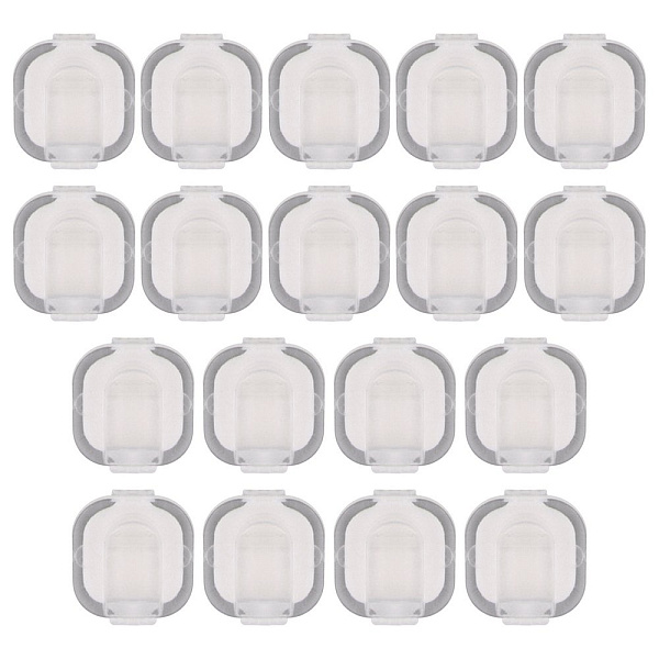 Набор держателей для проводов. 18 шт. Размер 1,6х1,6 см. 