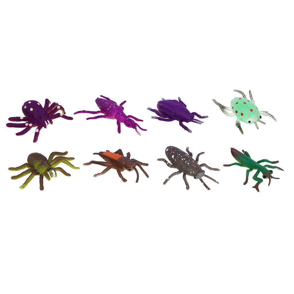 ИГРОЛЕНД Игрушка - сюрприз, меняет цвет "Жуки и пауки", микс