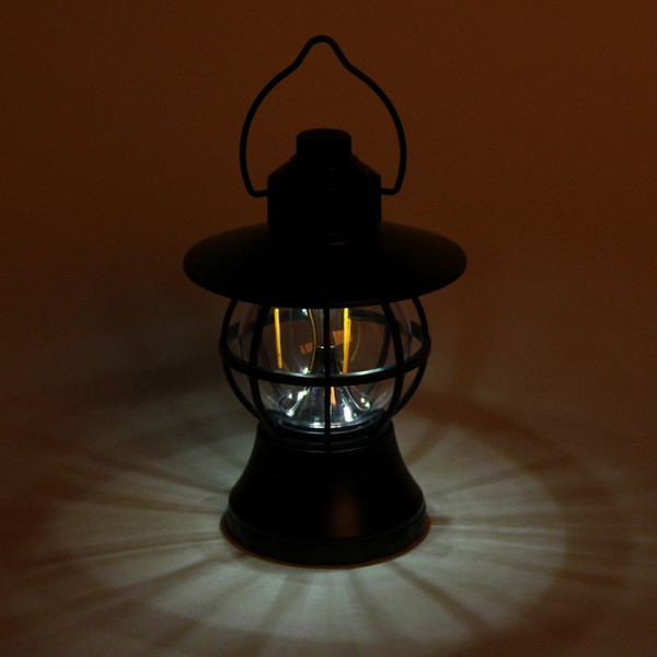 Фонарь кемпинговый подвесной 6 режимов 3LED+3TF, 19*13 см 3хAA