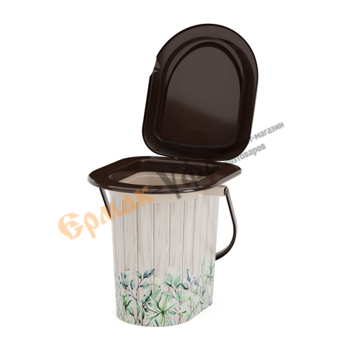 Ведро - туалет "Летний день" 17л  (Альтернатива) м2328 (1/10)