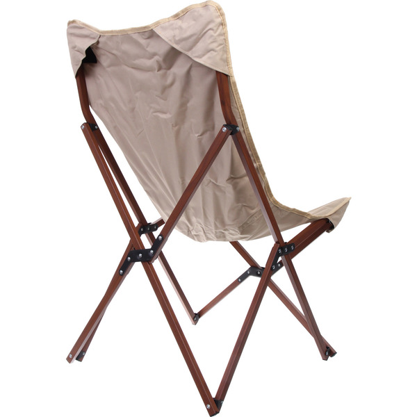 Кресло складное до 120 кг DC-6016, 52*63*90 см, цвет: бежевый, каркас алюминий, Турист Мастер