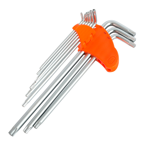 Набор ключей PATRIOT SKТ-9EL, TORX, экстра длинные,  T10-T50, CRV, 9 шт