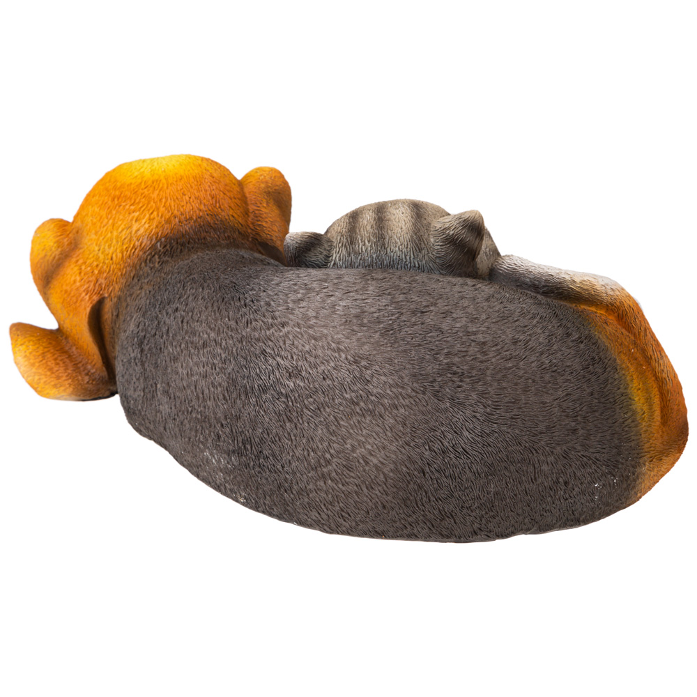 ФИГУРКА ДЕКОРАТИВНАЯ "ЩЕНОК И КОТЕНОК" 26Х19Х10 СМ