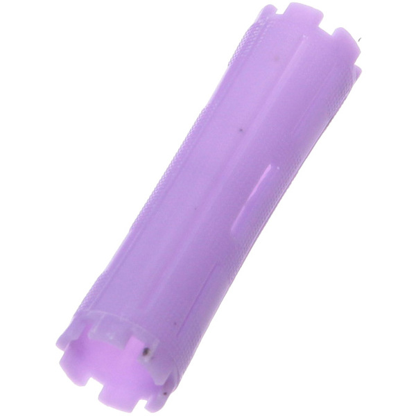 Бигуди пластмассовые-коклюшки 9шт "Styling", микс 6 цветов, d=2,2см (прозрачный пакет с подвесом), без резинки