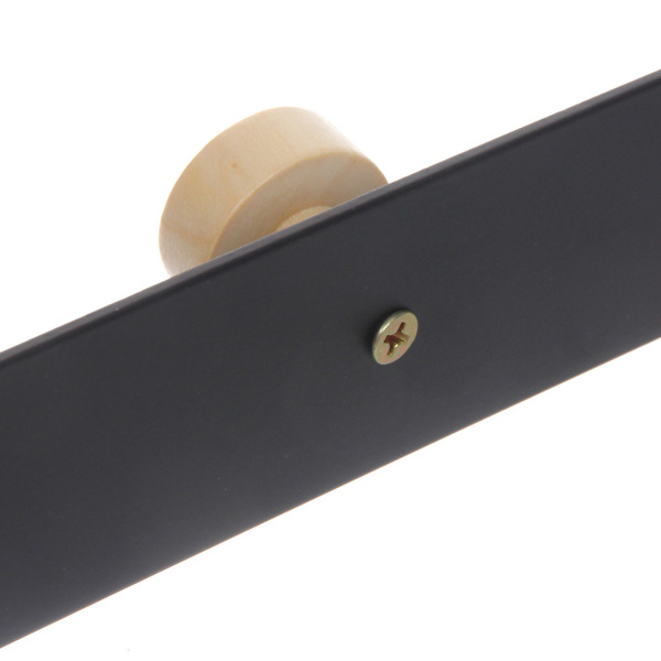 Крючки надверные на планке "ЛОФТ ВОСТ", цвет черный, 50*18см (Лейбл Селфи)