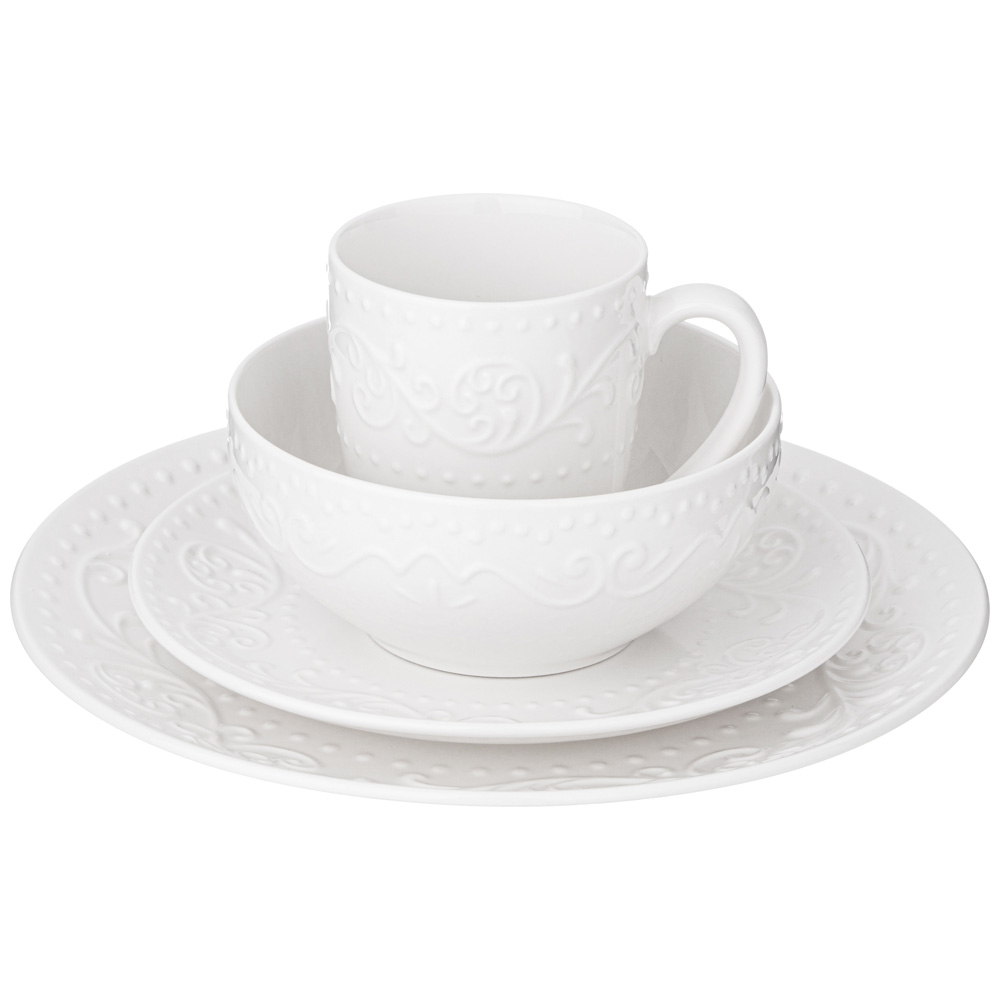 НАБОР ПОСУДЫ ОБЕДЕННЫЙ LEFARD, FLORAL, НА 4 ПЕР. 16 ПР., КОР=2НАБ.