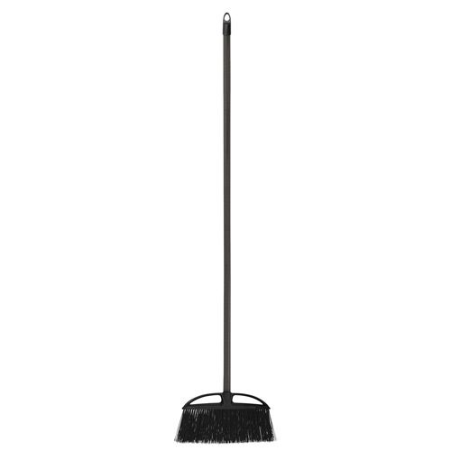 Щетка-метла для улицы Homver Etna Black 223210630/01, c черенком 120 см, жесткая щетина, черная