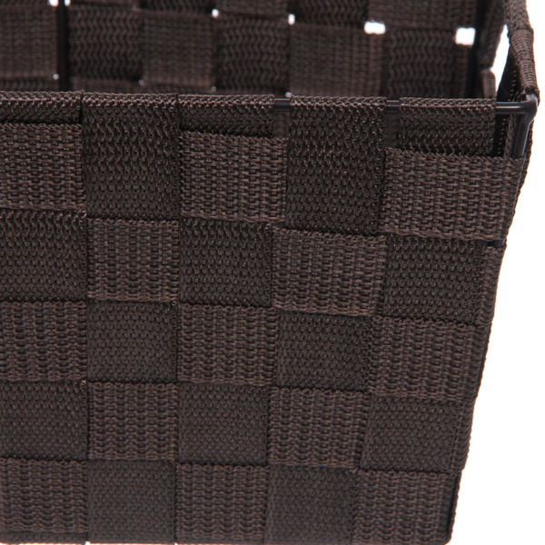 Корзина для хранения "ФАРТЕГО", цвет коричневый, 30*20*14,5см (лейбл Селфи)