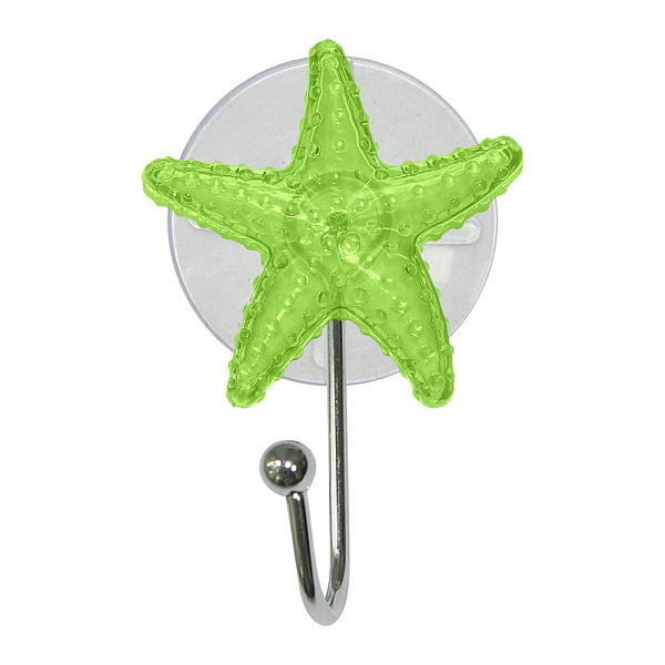 Крючок "Звезда" (на присоске) 3цв.
