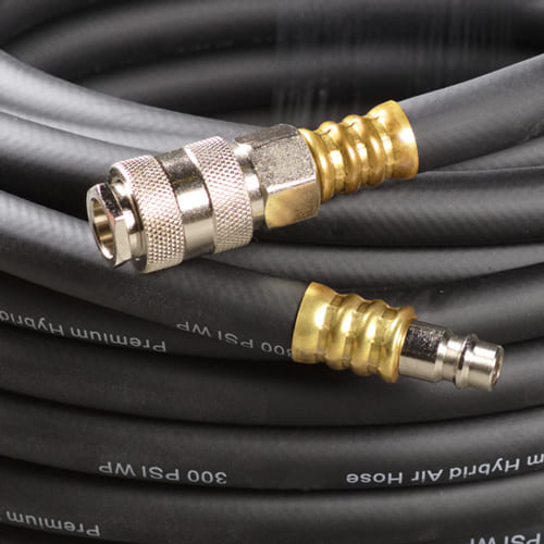 Шланг с фитингами рапид маслостойкая термопластичная резина 15бар 10х15мм 20м, Fubag 170221