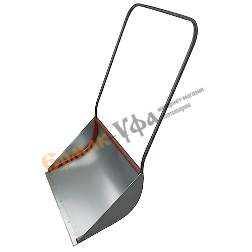 Движок-скрепер для уборки снега 750х700 мм метал. с ребром Экон.(1/1)