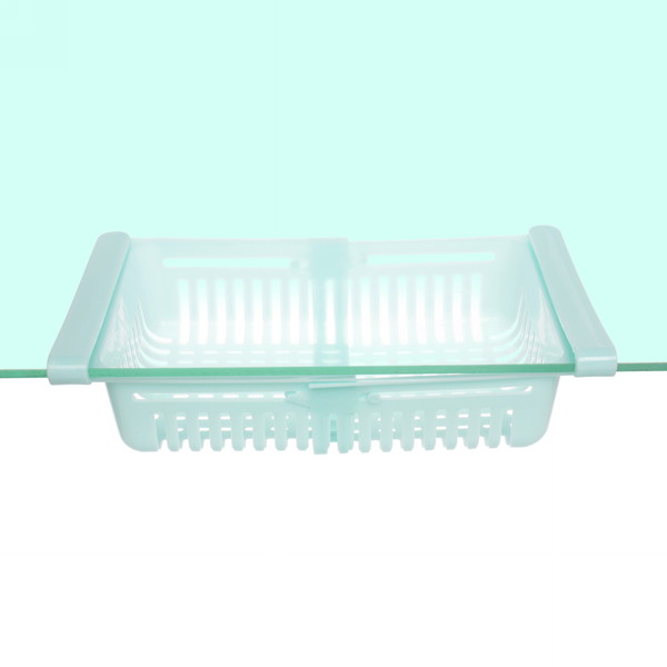 Полка пластиковая в холодильник раздвижная 20/27,5*15*6см