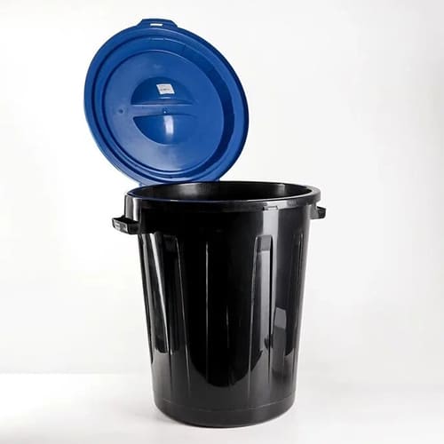 Бак для мусора 90л, синий, 1/1