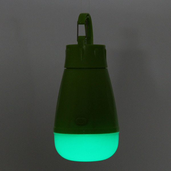 Фонарь туристический подвесной 3 режима, 3LED, 3AAA карабин 5688
