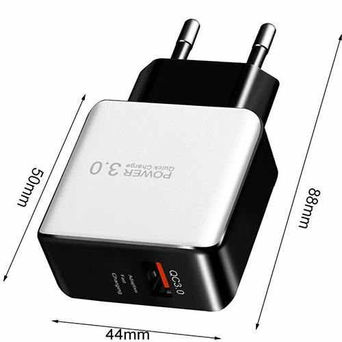 Зарядное устройство с USB Орбита OT-APU50 + кабель IOS Lightning (QC3.0, 3100 mA)
