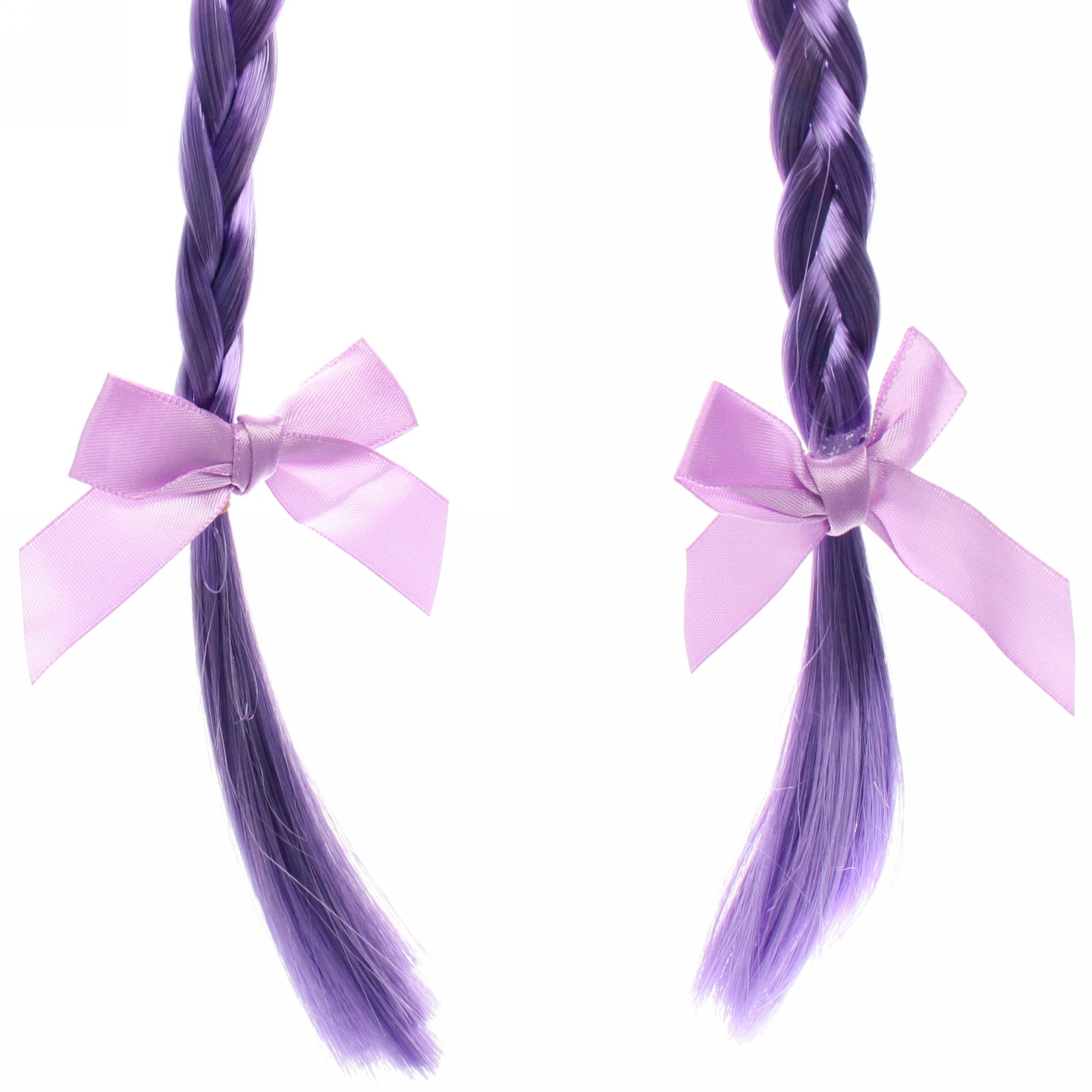 Ободок карнавальный с косами "Королева цветов" 46 см, микс