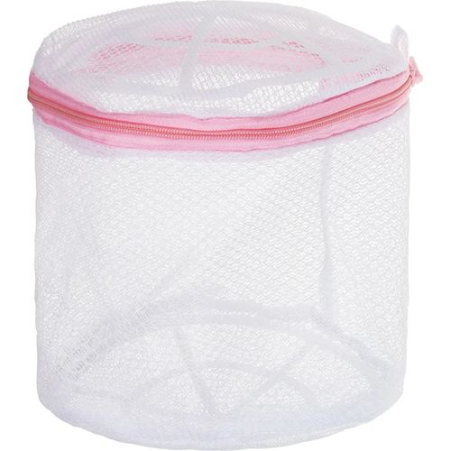 Мешок для стирки белья тм VETTA, цилиндр, на замке, пластик, полиэстер, d15х16h см (1/300)