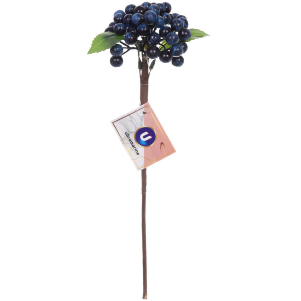 Муляж "Ветка голубики" 30см