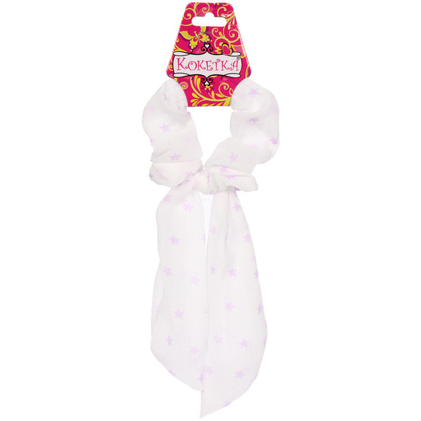 Резинка для волос "La Belle", звездочки, микс 6 цветов, 8*13см (подвес Кокетка)